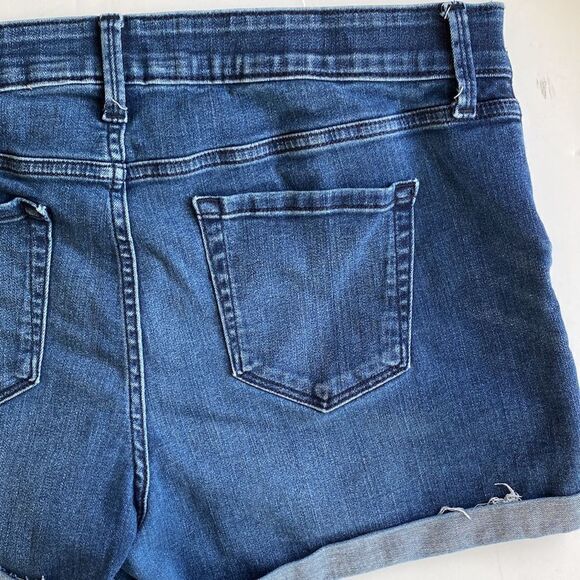 Isabel Maternity MIDI Short Denim Shorts‎ Size 14 - Picture 11 of 13